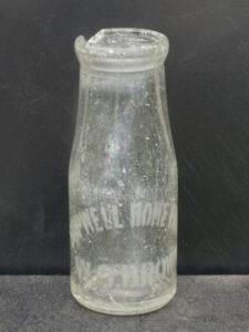 Milk bottle from Sopwell Home (Brown's) Farm